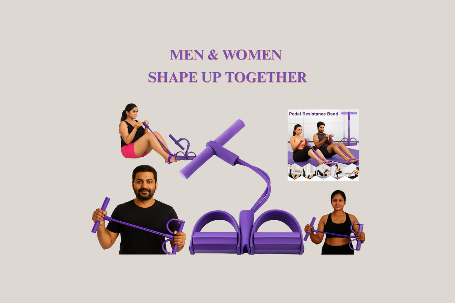 Yoga Pedal Puller Resistance Band Fitness Equipment